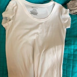 little girls white t